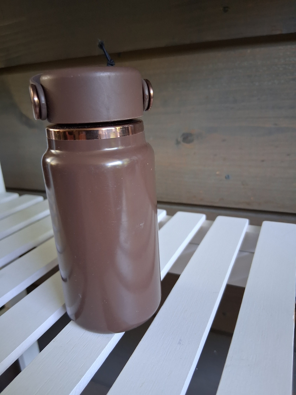 Hydro Flask Micro Hydro 200 mL Chocolate Rose Gold Mini Insulated Water Bottle